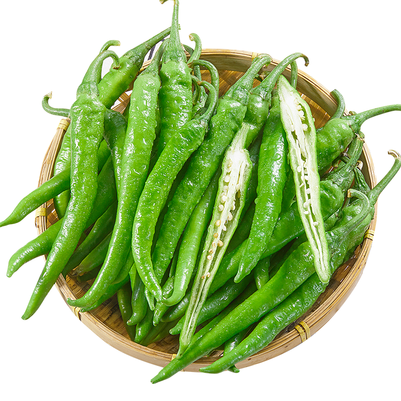 王小二 辣椒新鲜杭椒青椒农家自种蔬菜长辣椒包邮小尖椒批发3斤