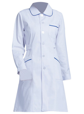 蓝大褂短袖夏男女医生护士实习药店护理白大褂工作服高端时尚医护服