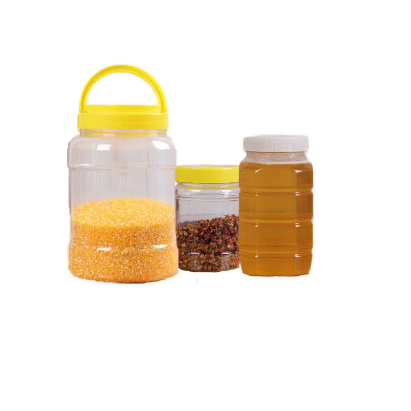 蜂蜜瓶塑料瓶1斤2斤5斤500g1000g加厚透明食品蜜糖罐密封罐储物罐