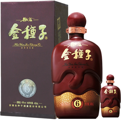 金种子40度460ml*1瓶徽蕴6 礼盒装送礼喜宴浓香型白酒