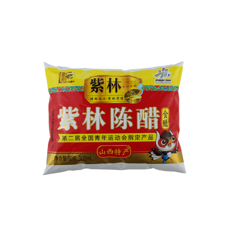 紫林陈醋袋装300ml*15袋 不是老抽生抽鸡精味精白醋