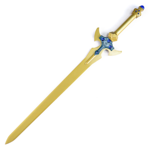 刀剑神域cos道具武器刀剑圣剑篇圣母圣咏篇桐人圣剑黄金剑未开刃 券