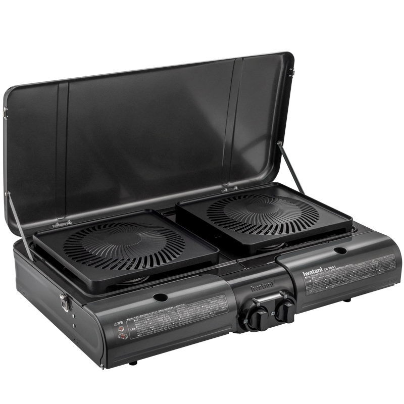 日本纯进口岩谷卡式炉户外便携烧烤炉野炊炉防风燃气炉瓦斯炉