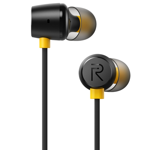 【官方正品】realme原耳耳机低音增强磁吸线控耳机真我官方旗舰店