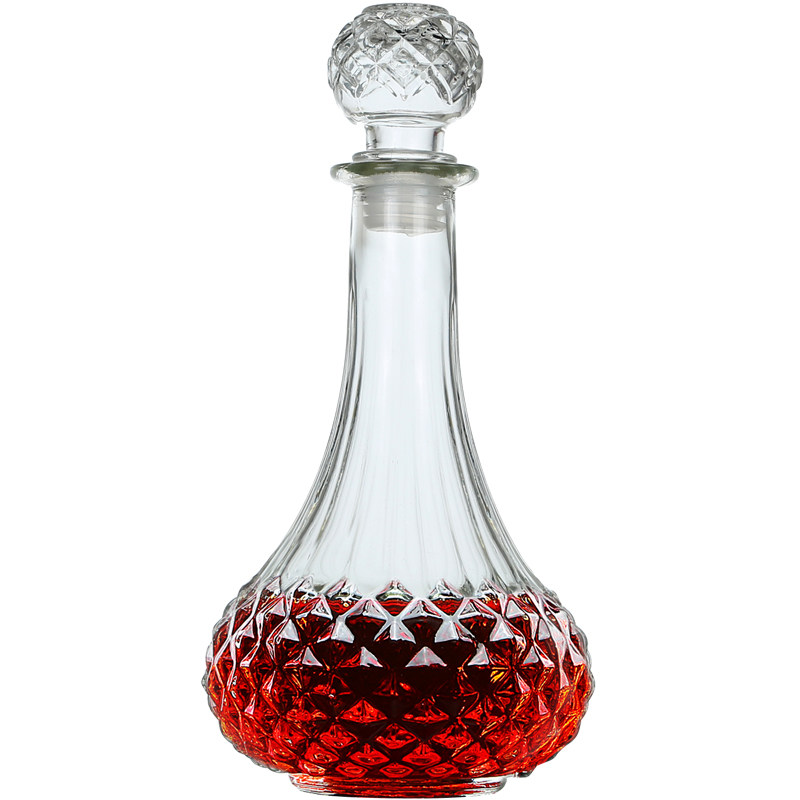 六宜居玻璃红酒瓶醒酒器洋酒瓶分酒器葡萄酒空瓶储酒具套装家用