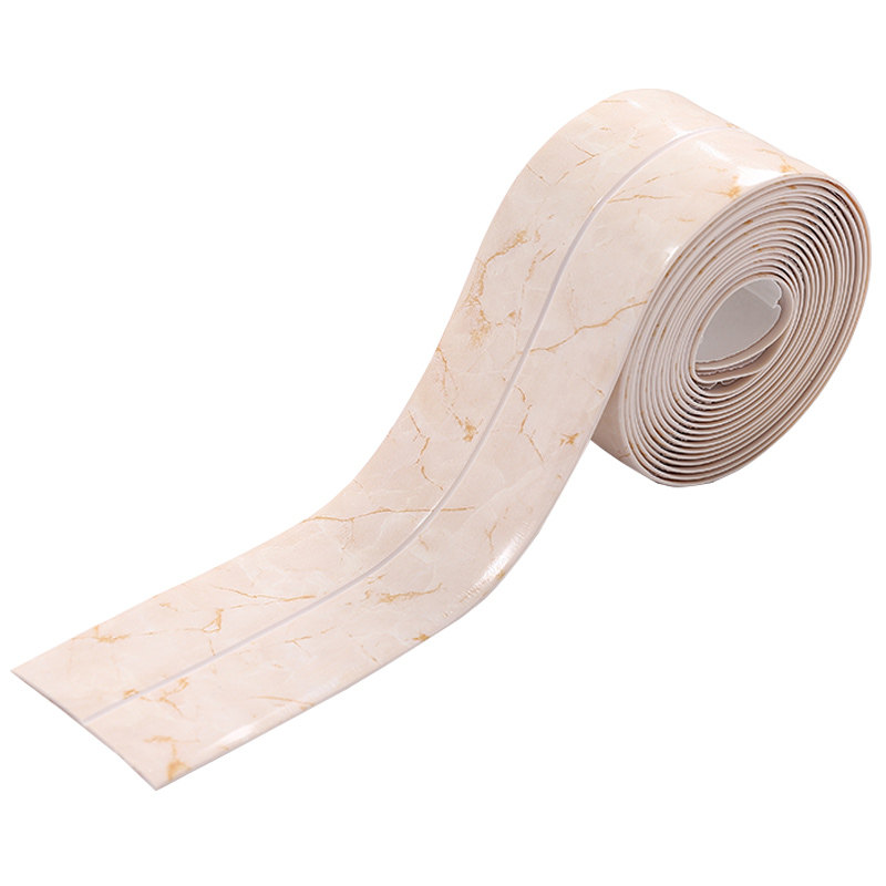 卫生间马桶圈遮挡边缘防水贴纸厨房水槽池防霉浴室装饰美缝贴条 - 汰