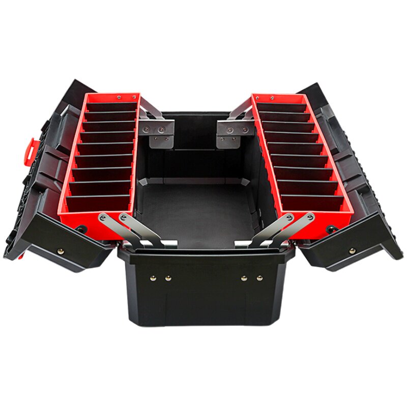 大号三层折叠工具箱家用多功能手提式维修美术生收纳盒电工工业级