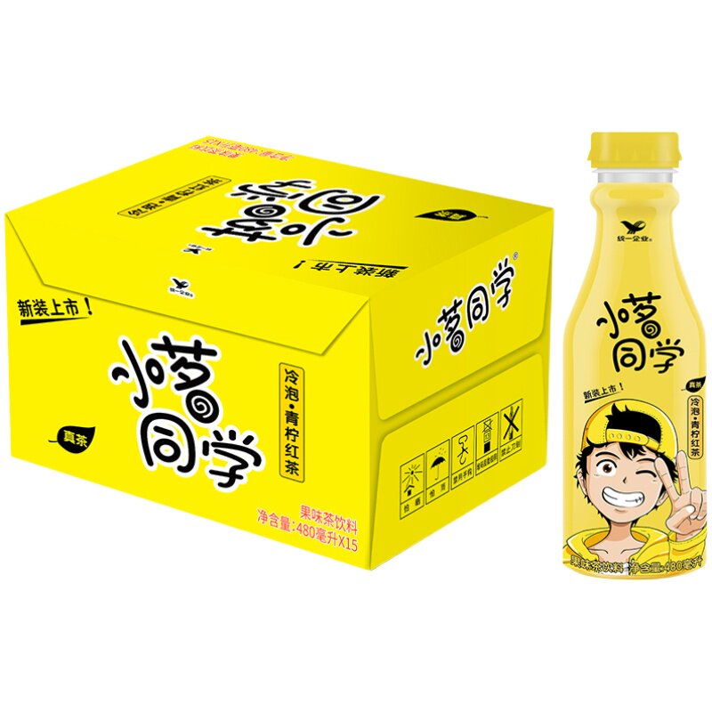 【薇娅推荐】统一小茗同学青柠红茶480ml*15瓶 - 天猫超市