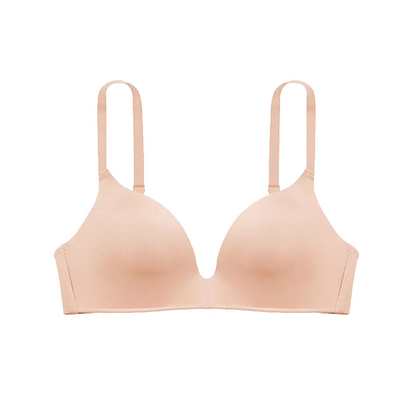 两件装内衣一片式无痕aa杯小a杯半罩杯平胸罩薄款学生无钢圈文胸 - 奈