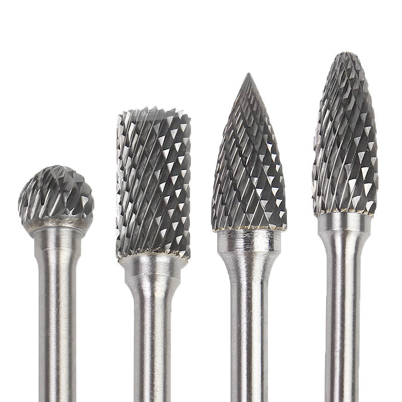 豪力顺硬质合金旋转锉钨钢磨头木工金属打磨头钨钢旋转锉6*6 8 10