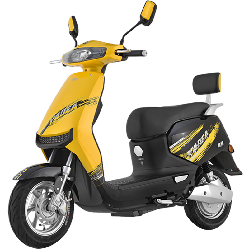 雅迪电动车 新款e2 石墨烯电池 时尚男女双人代步电动轻便摩托车