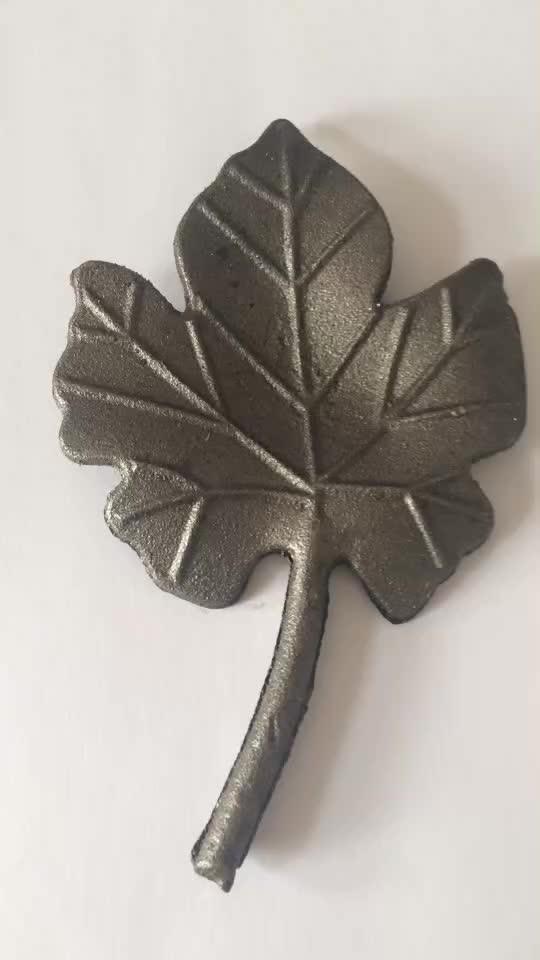 装饰锻铁铸钢叶和花用于二手螺旋楼梯铸钢叶的铁叶