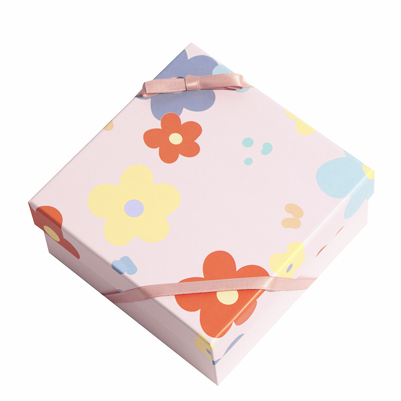 胖手碎花礼盒网红花盒清新创意少女花卉简约礼品盒伴手礼包装盒子