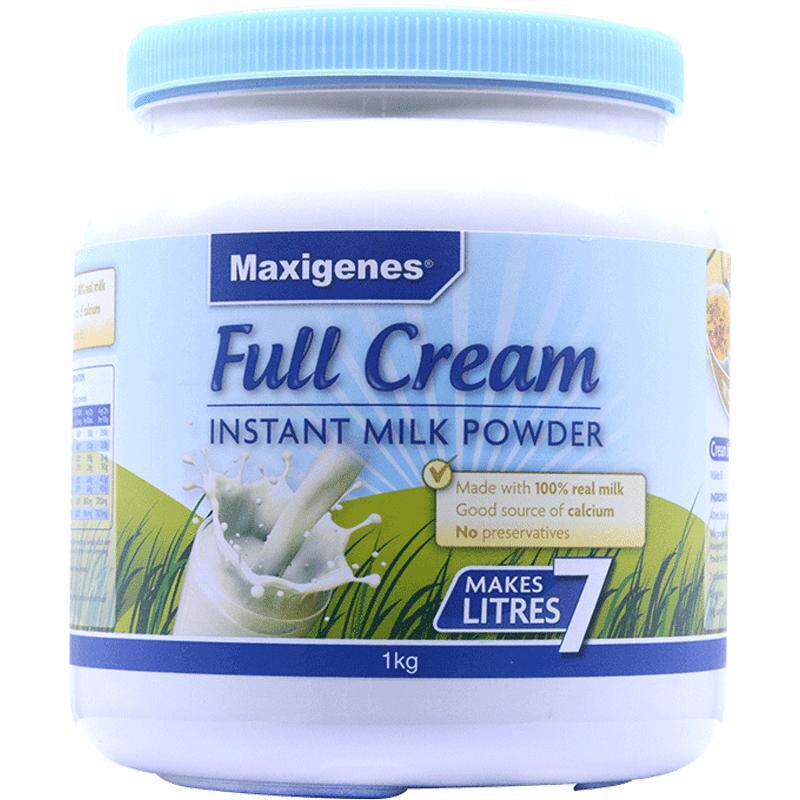 澳洲美可卓蓝胖子全脂牛奶粉1kg青少年学生中老年孕妇补钙早餐奶