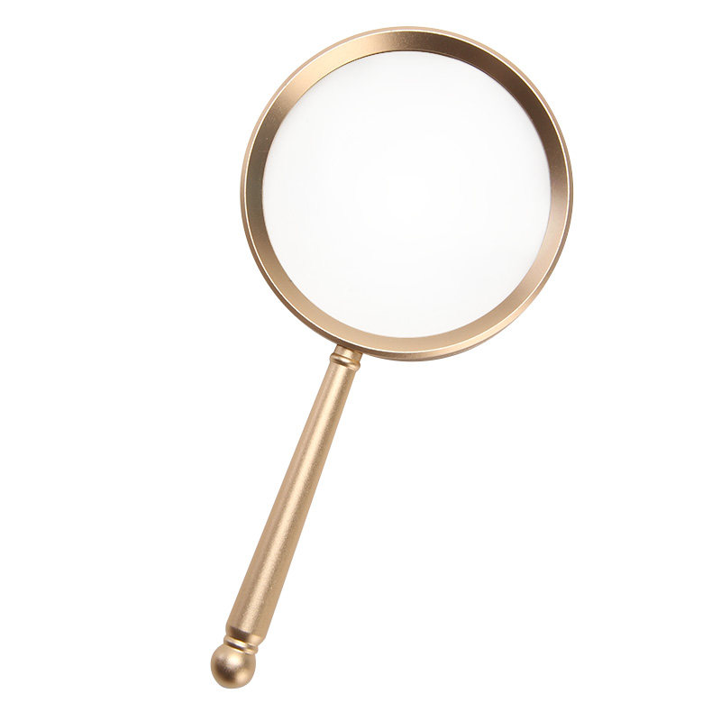 高清高倍手持式光学放大镜10倍儿童学生用老人6倍4倍阅读扩大镜