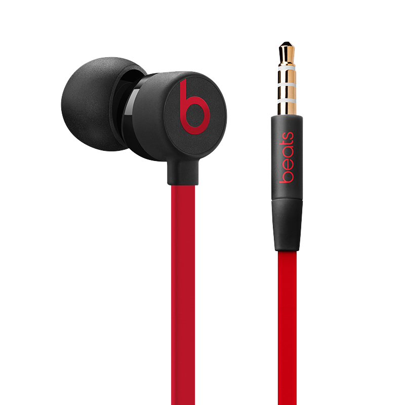 beats urbeats3桀骜黑红入耳式耳机重低音魔音b耳塞线控运动耳麦