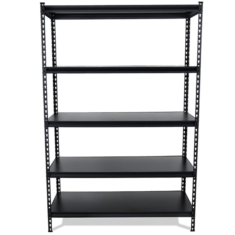 银祥货架黑色家用仓库仓储物架置物架阳台展示铁架子多层自由组合
