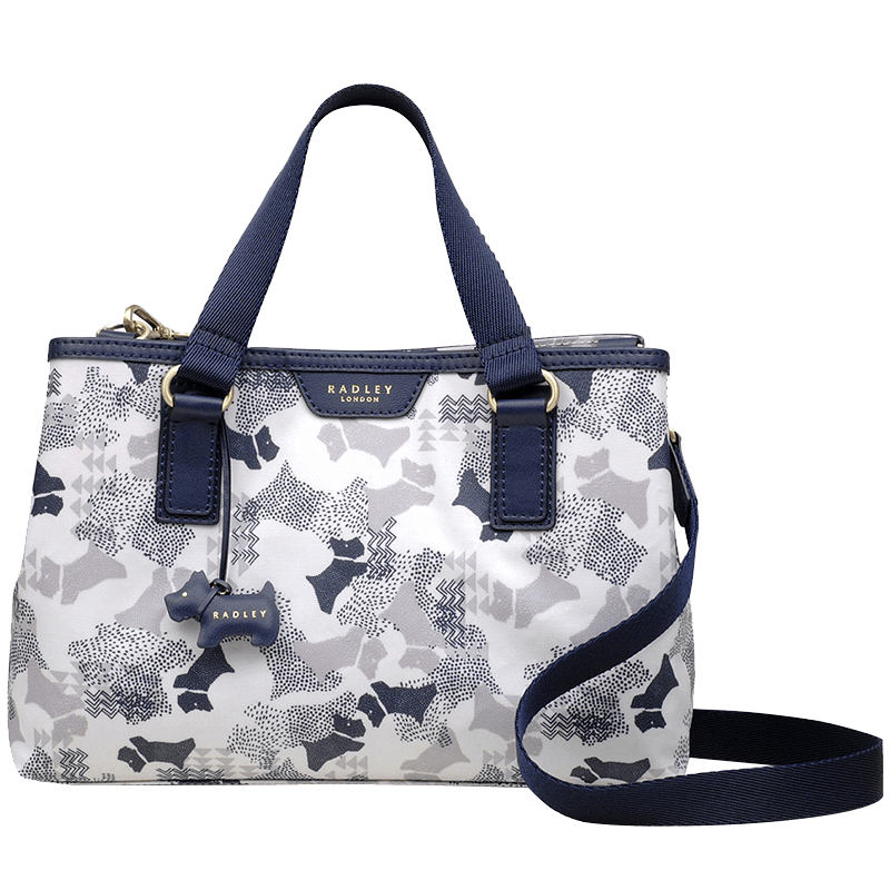 radley英国女包中号印花多隔层多功能手提包单肩包斜挎包13069_8折