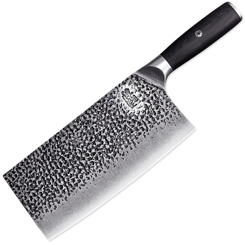 谭铁匠手工锻打菜刀家用切片刀厨师专用超快锋利厨刀斩切刀具厨房