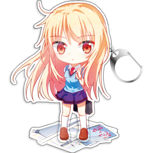 樱花庄的宠物女孩动漫钥匙扣q版双面亚力克挂件立牌椎名真白周边