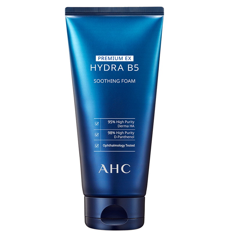 ahcb5玻尿酸蓝啵啵深层清洁毛孔洗面奶洁面乳女男官方旗舰店正品