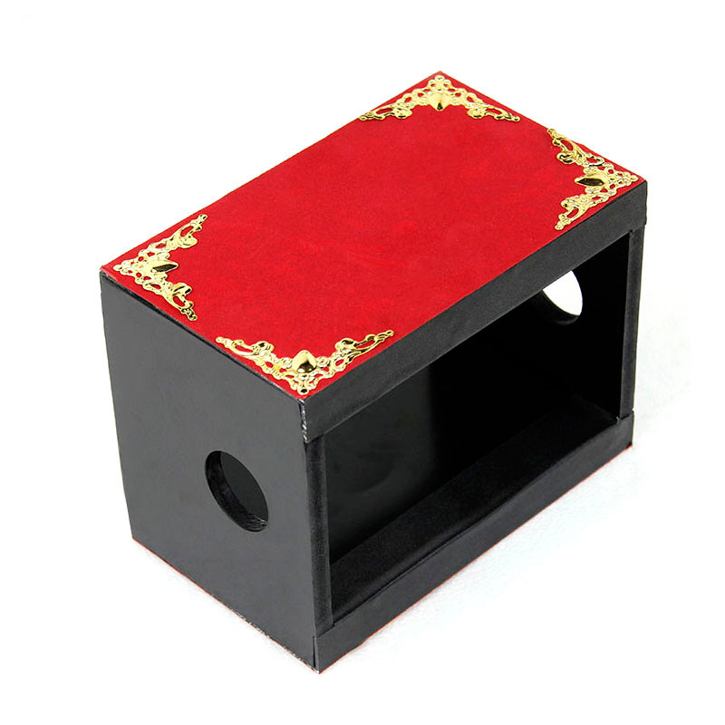 大卫舞台魔术道具神奇火盒丝巾穿火盒丝巾穿越火盒着火的盒子