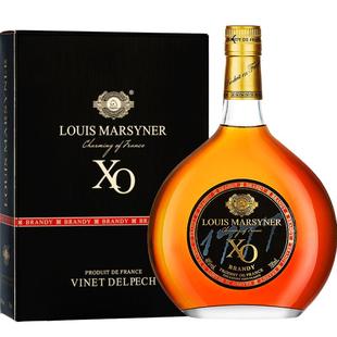40度路易马西尼法国原装原瓶进口xo白兰地洋酒礼盒装700ml烈酒 券