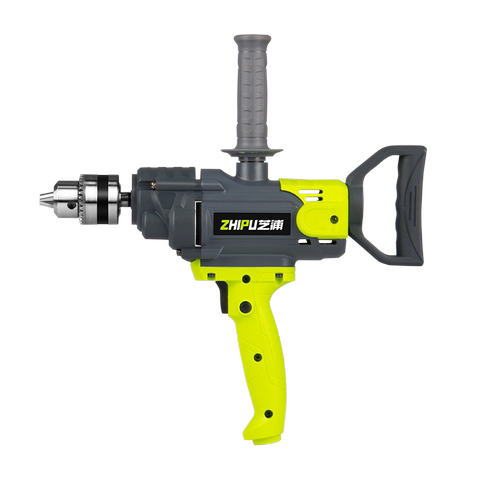 芝浦飞机钻手电钻搅拌机电动工业家用打灰机腻子粉大功率电钻