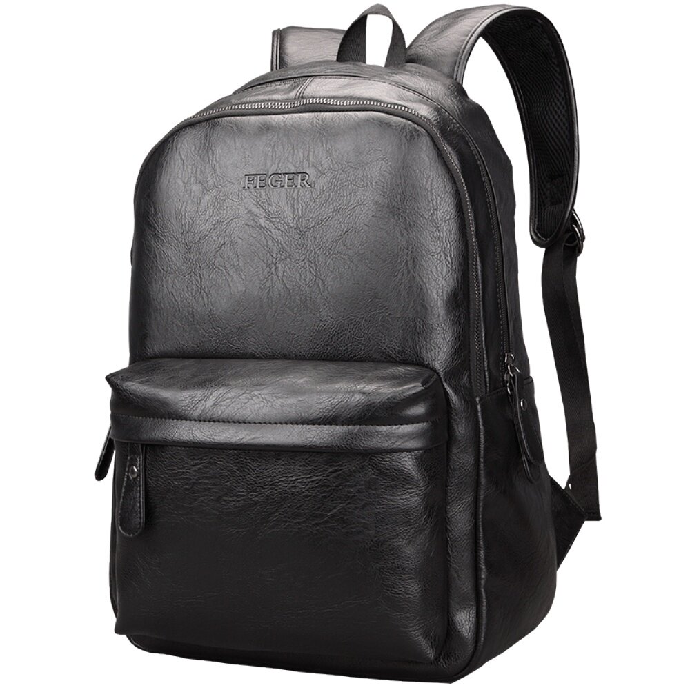 双肩包男背包男士商务休闲旅游韩版时尚潮流男生简约潮牌皮包书包