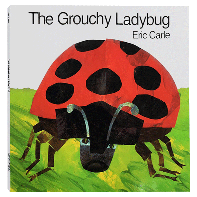 英文原版绘本 艾瑞卡尔爷爷 the grouchy ladybug 爱生气的瓢虫吴敏兰