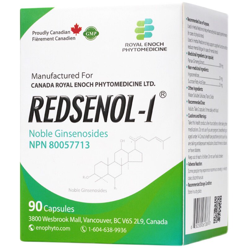 瑞得生16种稀有人参皂苷,水溶性人参皂苷rg3,rh2加拿大进口1盒装