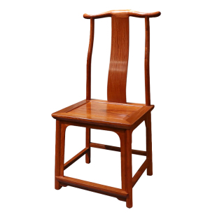 红木餐椅靠背椅缅甸花梨明式灯挂椅子实木大果紫檀坐椅中式家具