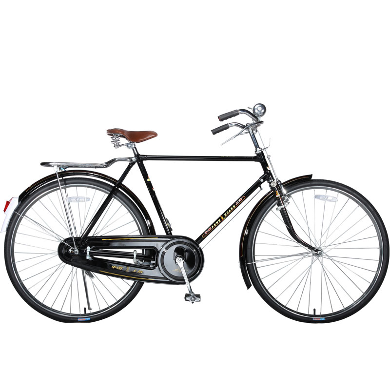 老上海凤凰26/28寸传统老式复古单车男女加重载重二八大杠自行车