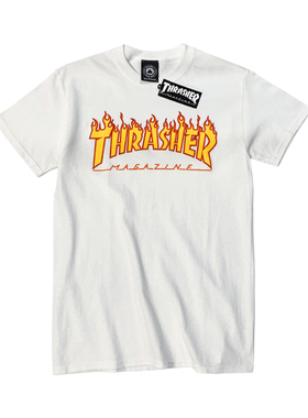 阿瞳牛社美版正品thrasher经典t恤