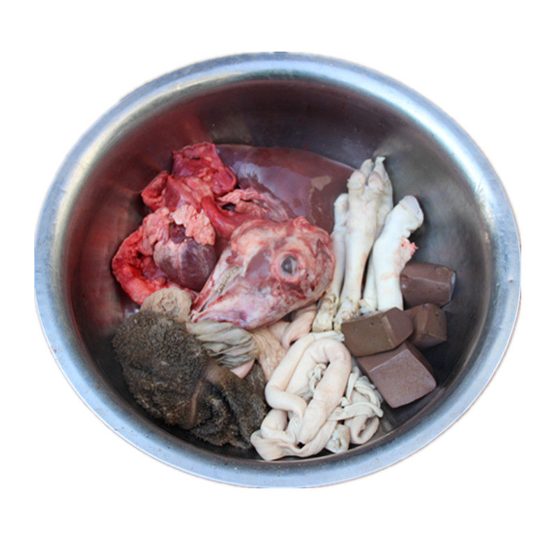 新鲜羊下水12斤整套山羊羊杂羊头羊肚包邮