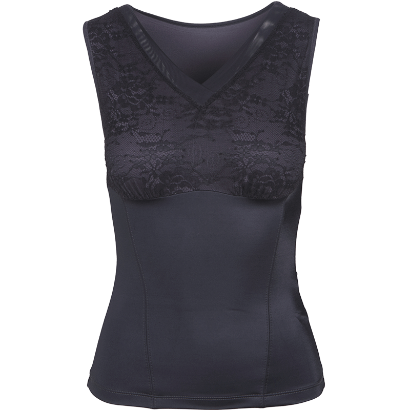 茜施尔正品女士内衣透气v领塑身衣打底衫背心 s9220b