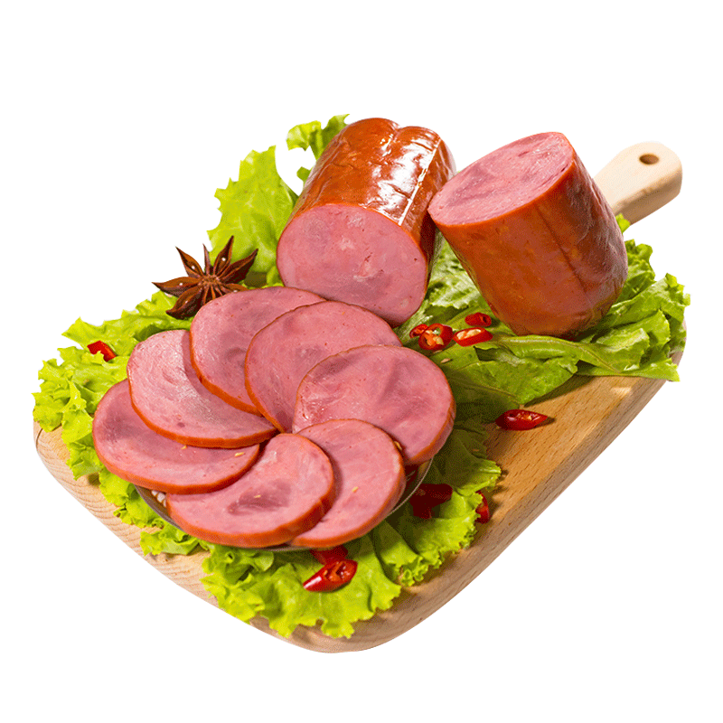 得利斯圆火腿500*2粗超大肉特产香肠烟熏早餐即食生吃地道面包