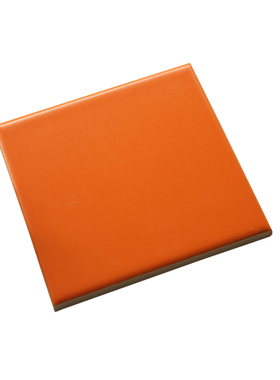 橙色哑光亮光小砖幼儿园纯色釉面砖