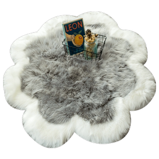 卡通毛绒地毯卧室床边毯仿羊毛地毯地垫可爱儿童地毯脚垫飘窗毯子