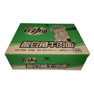 统一方便面好劲道酸豆角牛肉面104克袋装泡面休闲速食整箱包邮