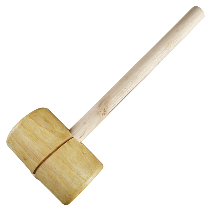 木锤小木锤家用手工木头锤木榔头圆头木锤子木工实木木槌敲击工具