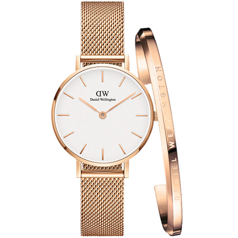 danielwellington丹尼尔惠灵顿dw手表女28mm时尚简约手镯套装礼盒