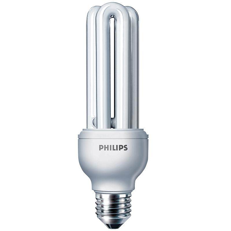 飞利浦u形2u节能灯e27螺口3u台灯u型led灯管家用11瓦5w电灯泡超亮