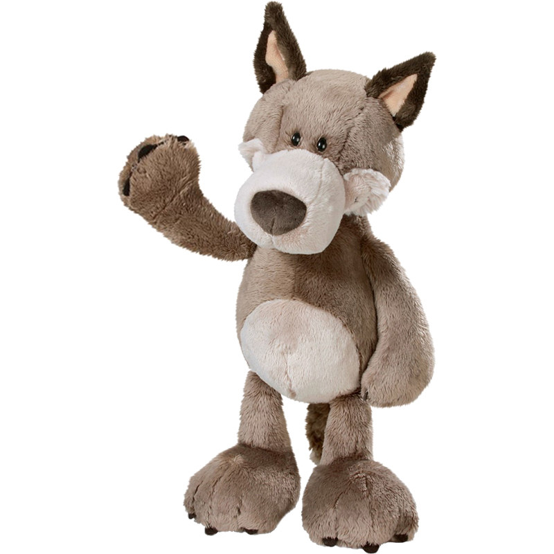 德国nici小狼伍迪毛绒玩偶大灰狼公仔动物朋友系列玩具抱枕睡觉男