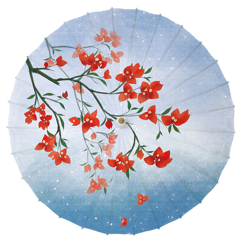 毕六福油纸伞实用桐油女老式男古风防雨防晒传统手工旗袍汉服雨伞