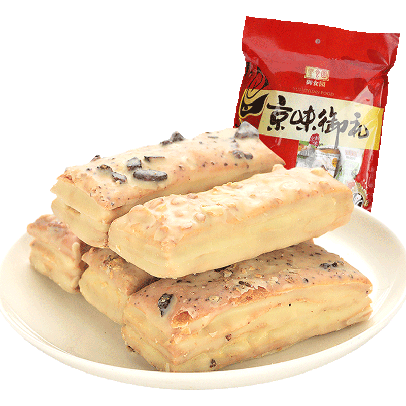 g*2松塔糕点曲奇饼干千层蛋糕塔酥千层酥小吃零食 - 御食园食品旗舰店