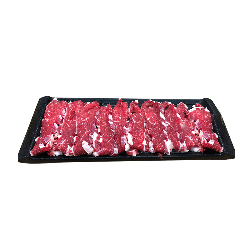 新鲜农家散养现杀黄牛肉卷原切黄牛肉片500g涮火锅烤肉食材非腌制