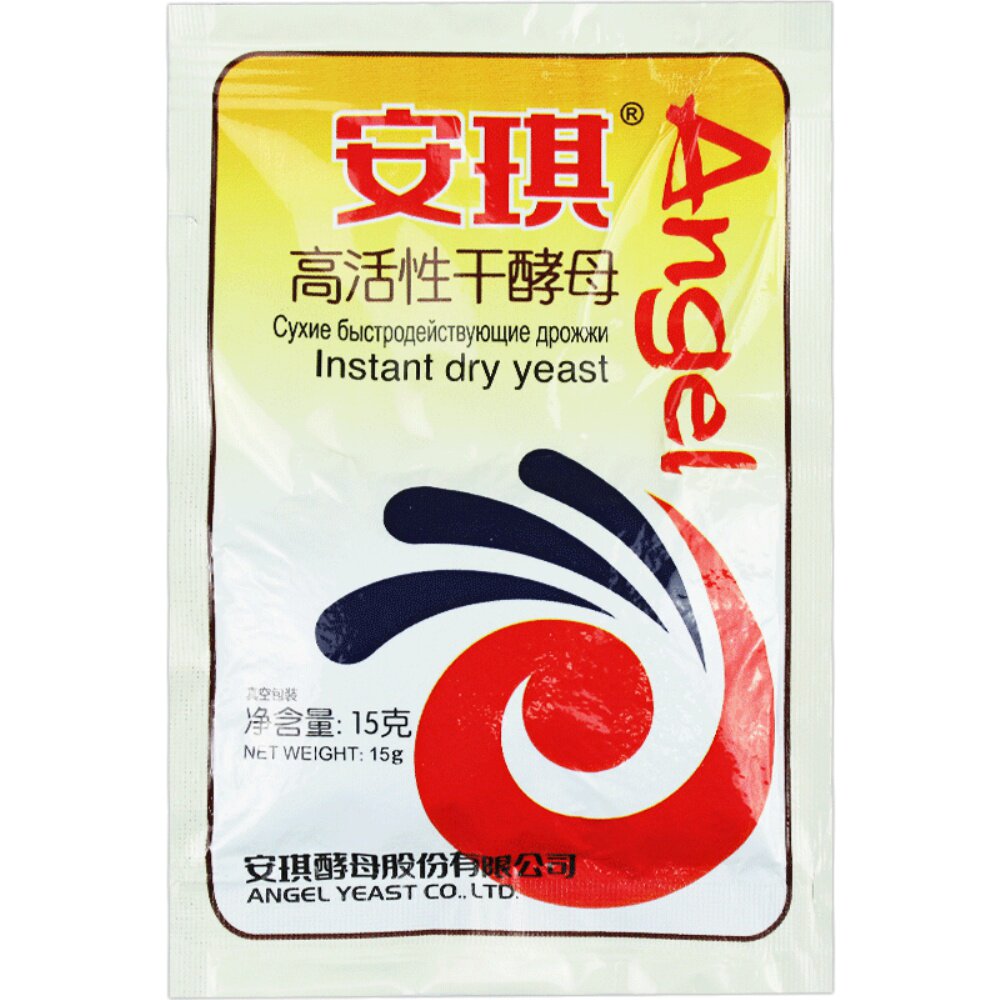 安琪酵母家用发面馒头面包蛋糕高活性发酵粉酵母100g