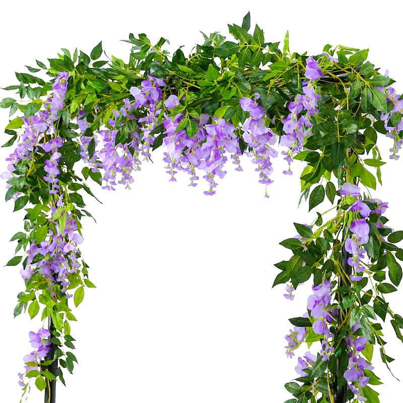 仿真紫藤花假花藤蔓缠绕婚庆花串管道空调阳台室内吊顶装饰花藤条