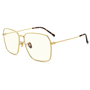 潘通pantone超轻β钛镜框36021金属方框眼镜架大脸可配近视防蓝光 券